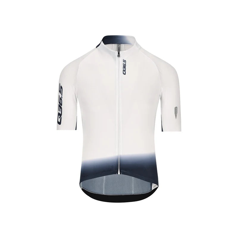 Q36.5 Jersey Shortsleeve Gregarius Pro Collar Fade White